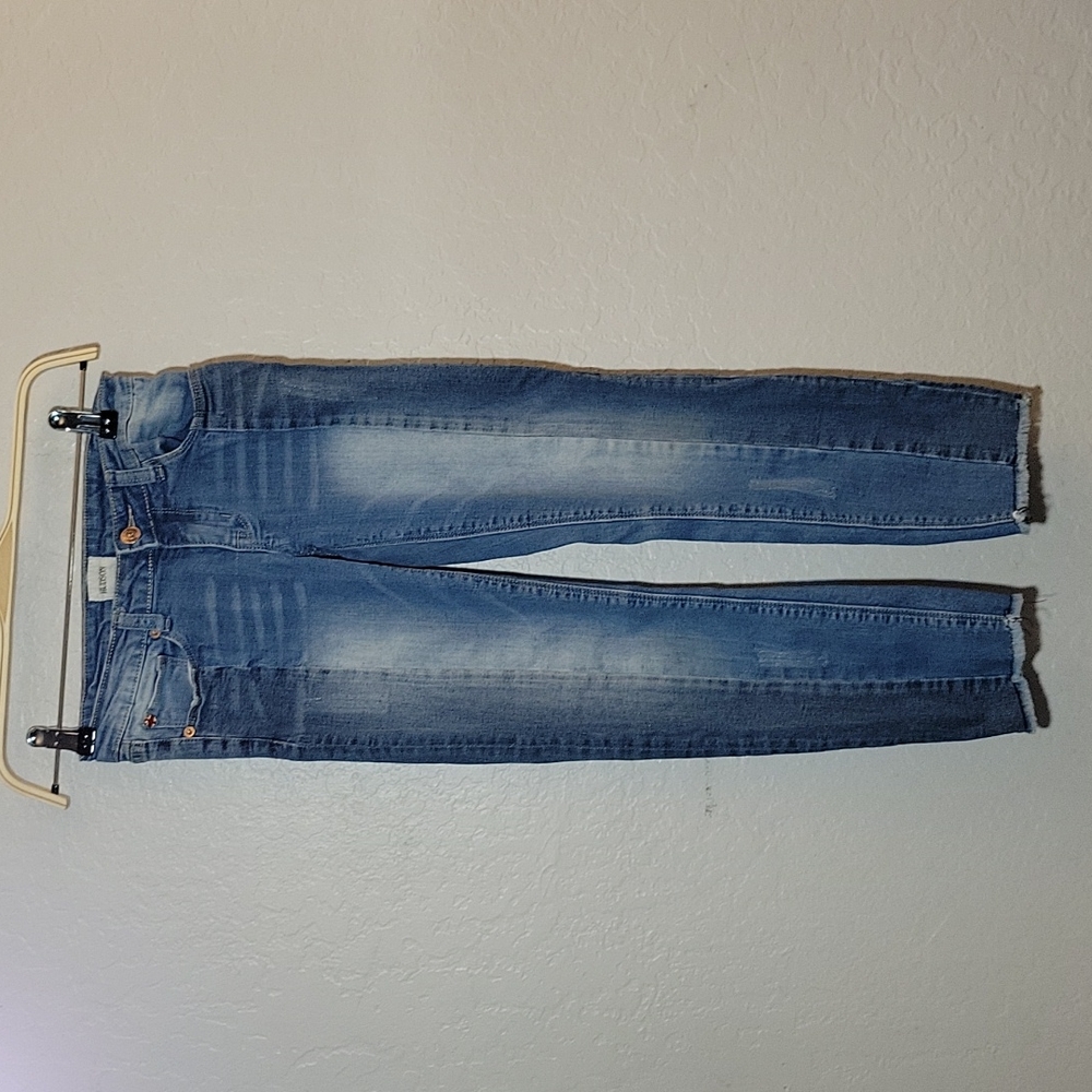 Hudson Distressed Piped Raw Hem Jean 12 — image 2 of 8